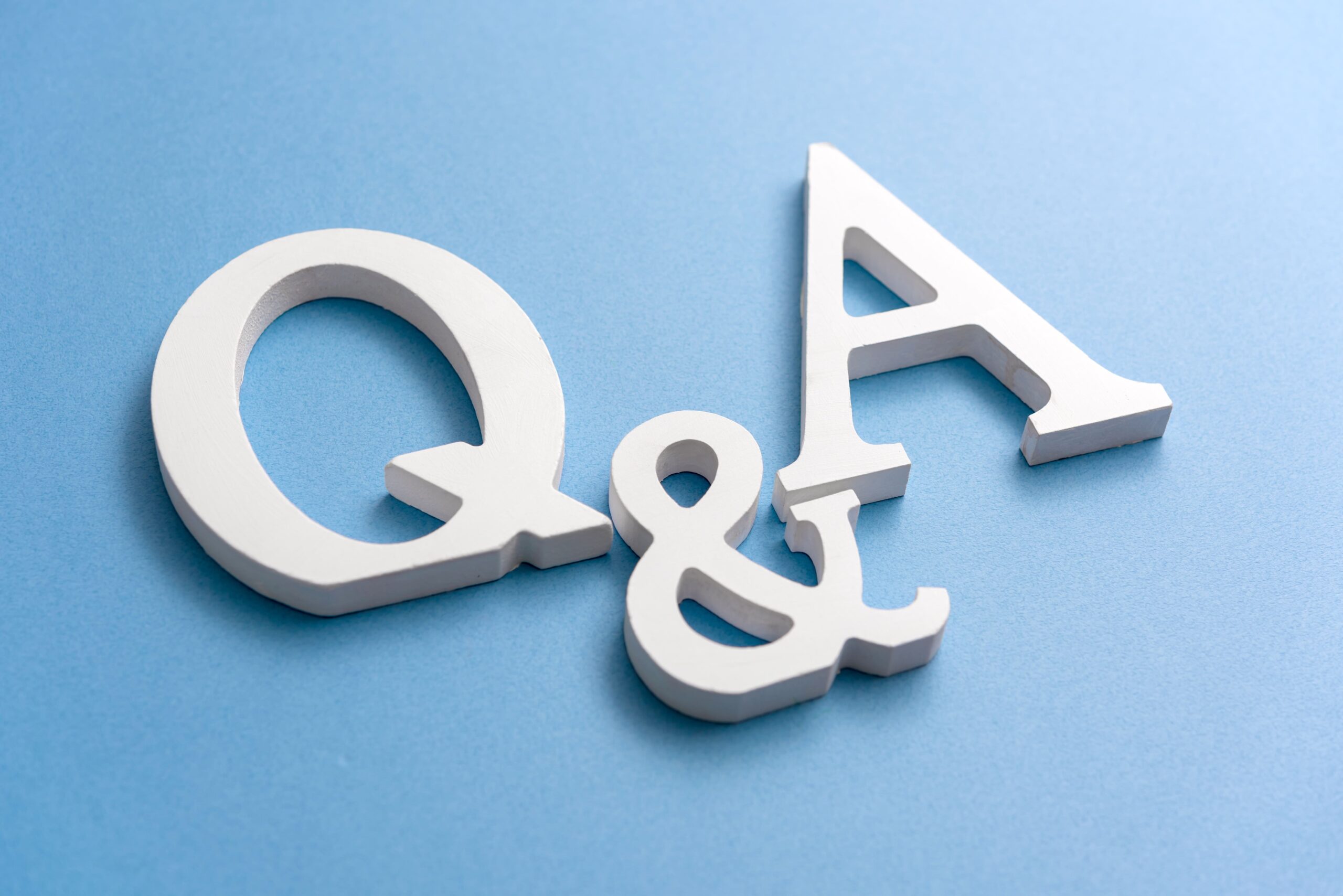 Q＆Aのオブジェ
