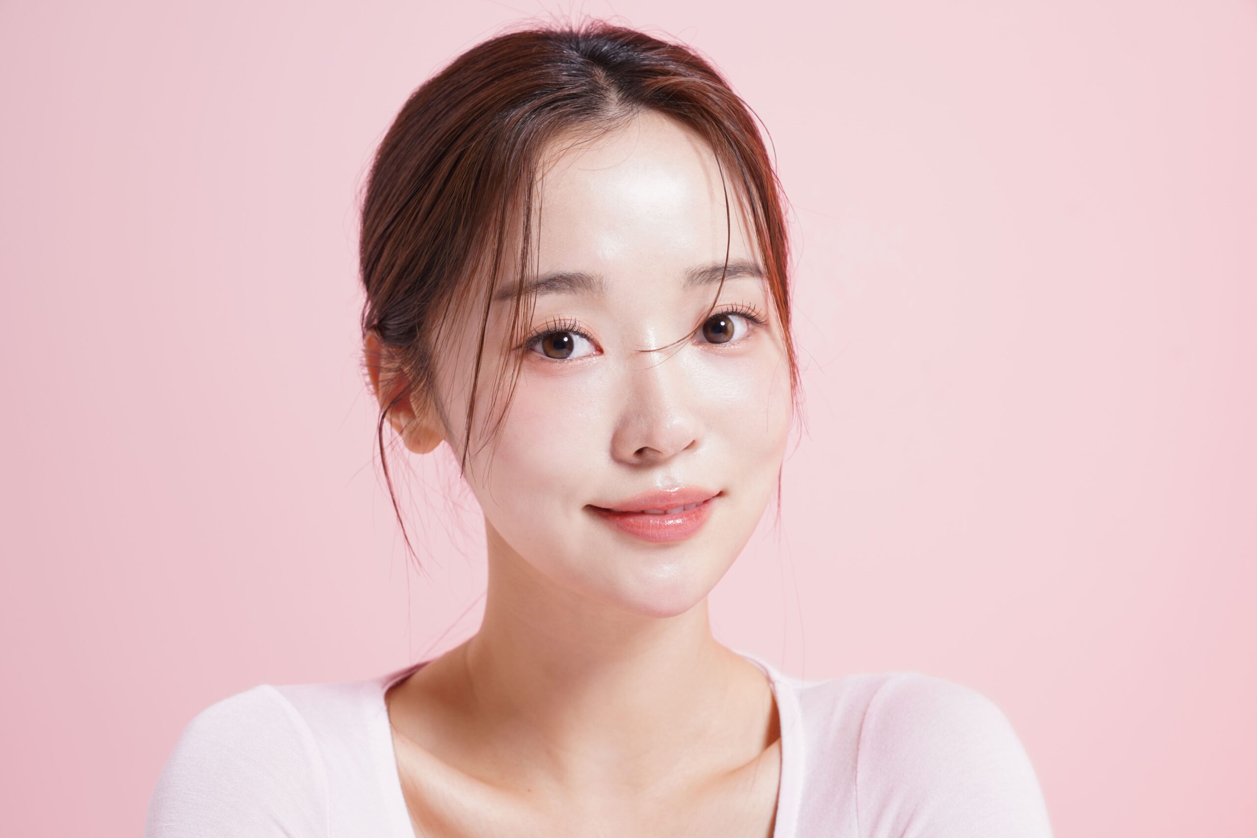 美肌の女性